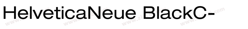 HelveticaNeue BlackC字体转换 HelveticaNeue BlackC字体转换